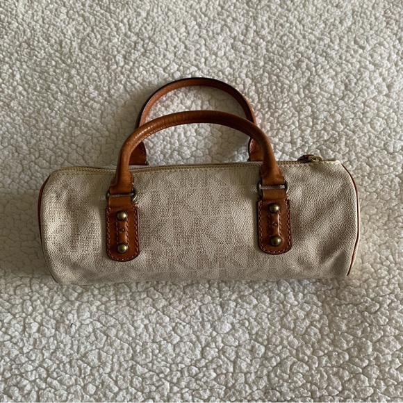 MICHAEL Michael Kors Beige and Brown Satchel - Picture 1 of 10